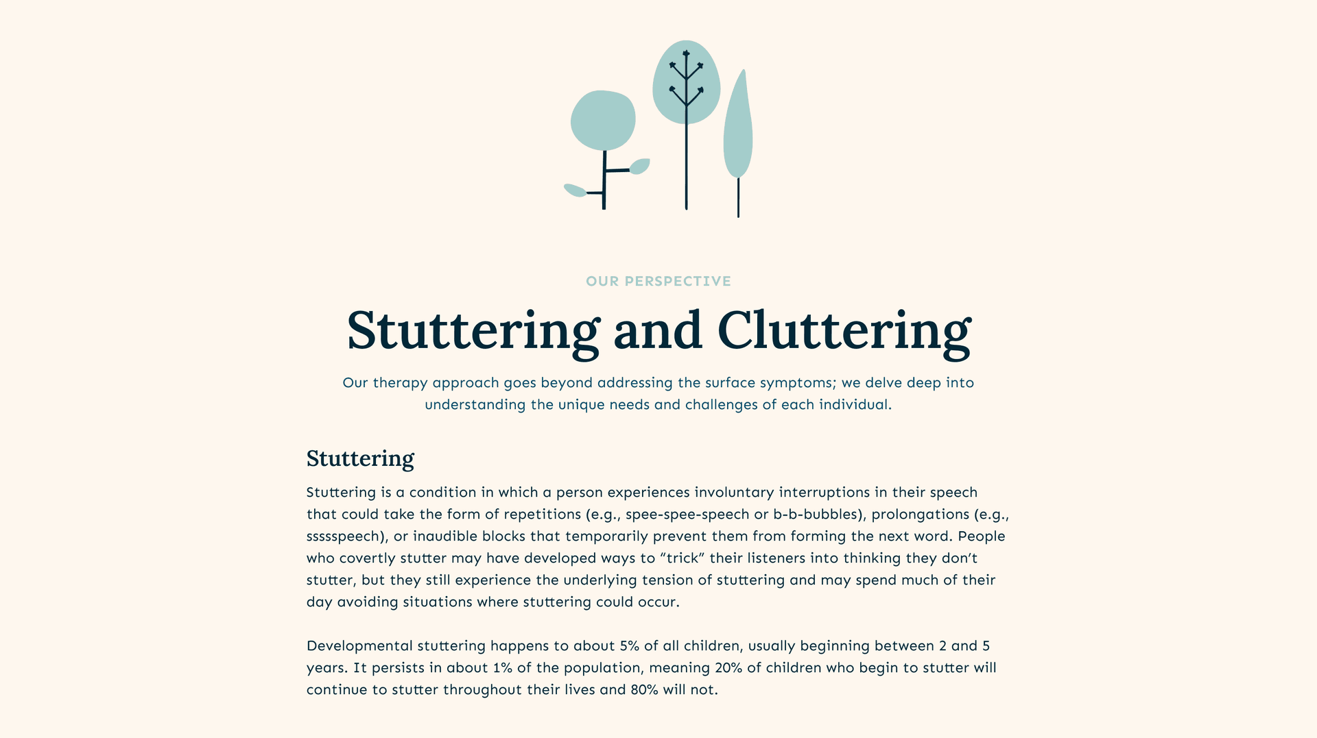 Screenshot of the SpeechBubbles website